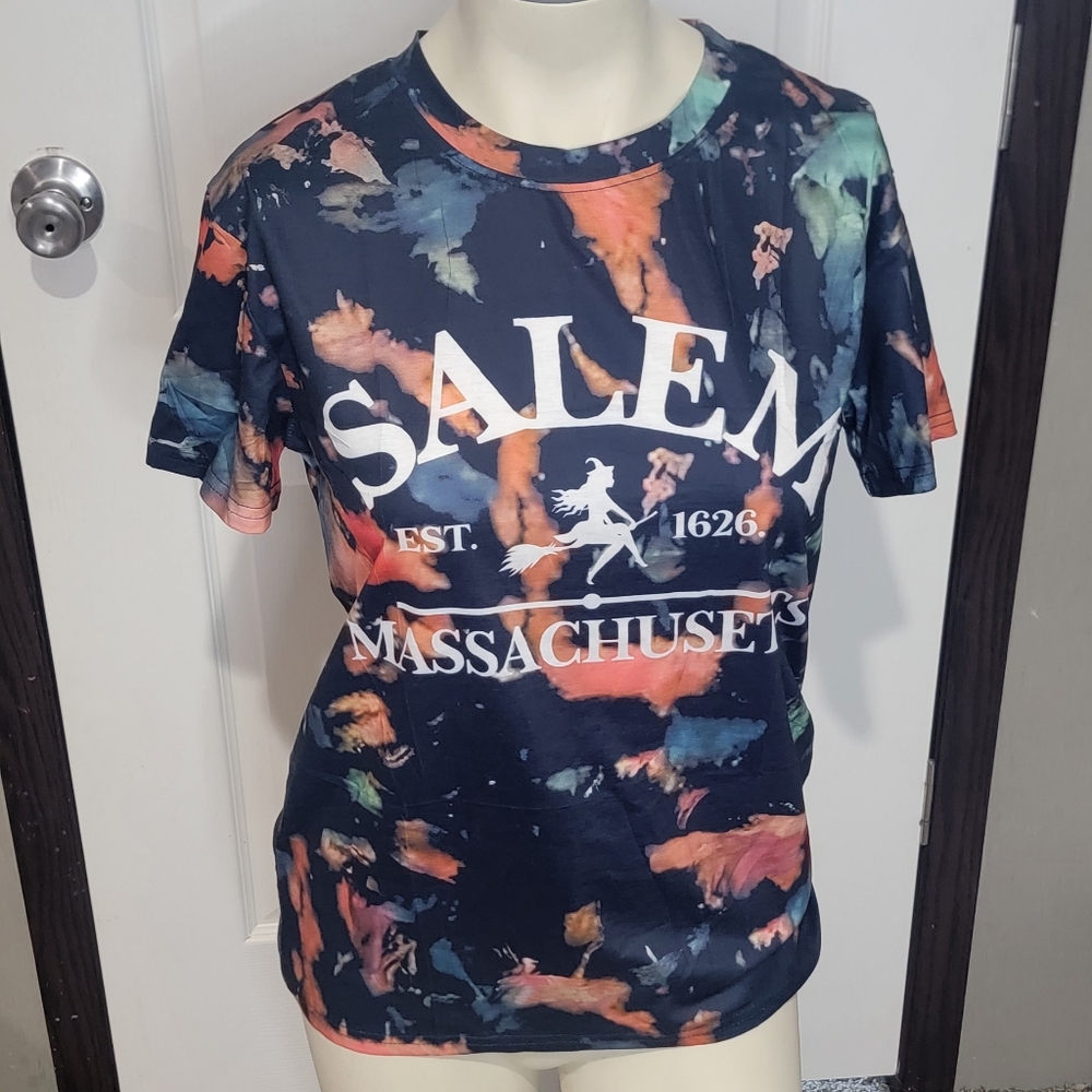 Salem Massachusetts Graphic T-Shirt - Picture 2 of 6